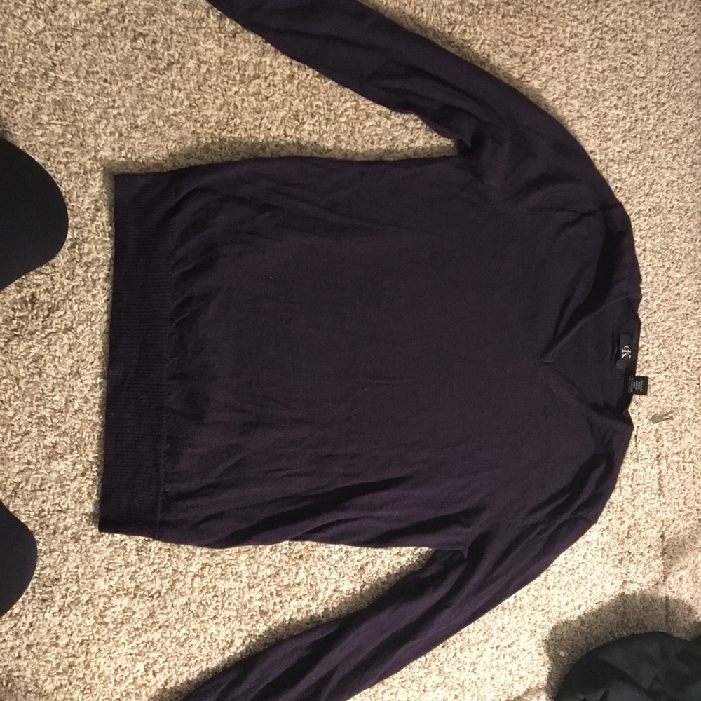 Calvin Klein purple sweater